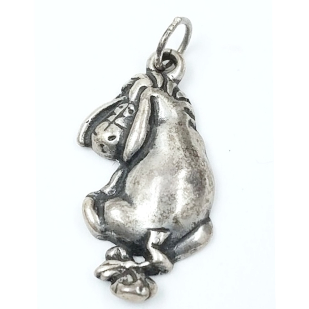 Disney Eyeore Pendant Charm 925 Sterling Silver